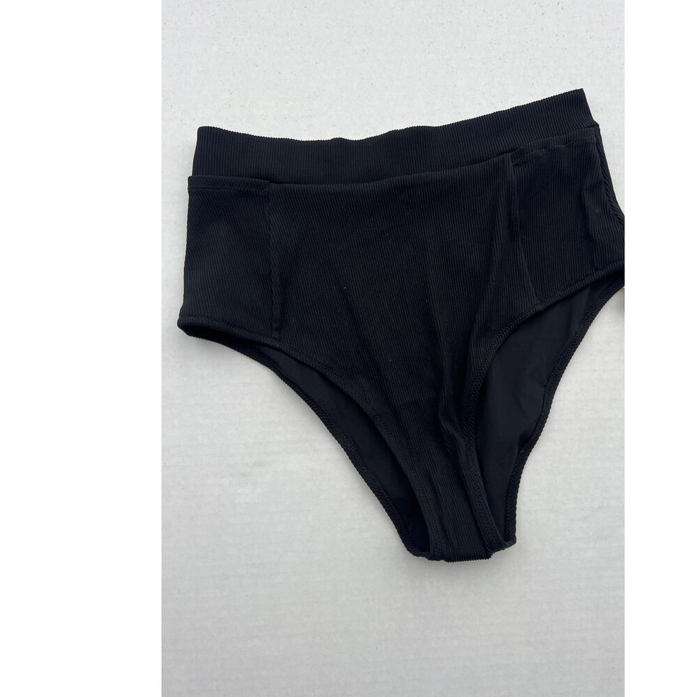 Aerie Black High Waisted Cheeky Bottom